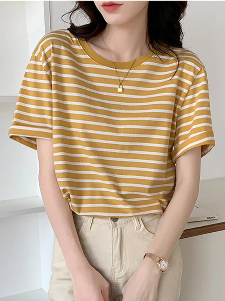 Joslyn Striped Cotton Shirt