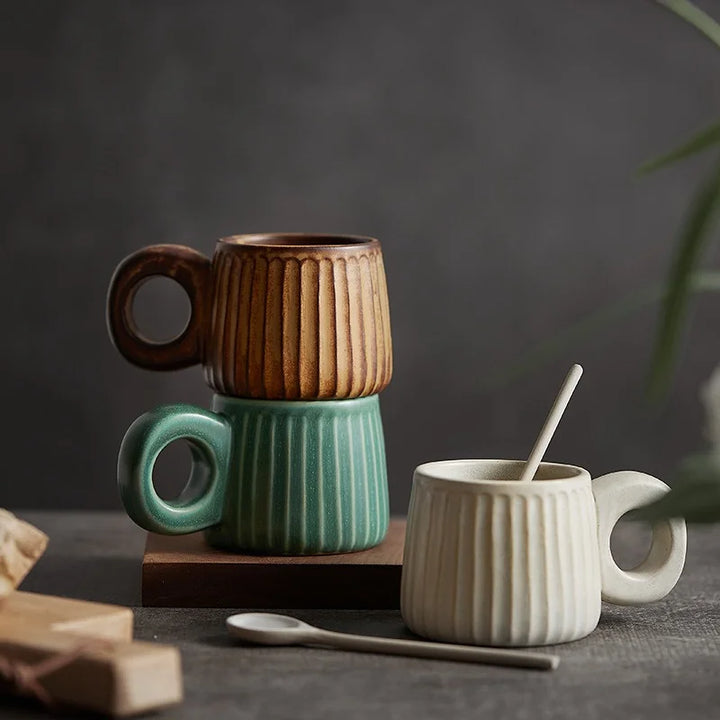 Muriel Ceramic Ribbed Mug